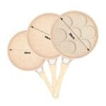 Poêle à crêpes et baghrir en granit Beige