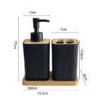 Ensemble organisateur de salle de bain 3 pièces – Image 5