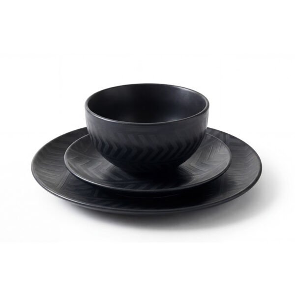 SCE DE TABLE 18PCS NOIR 43F