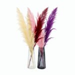 2 VASE DécorationATIF TRASPARANT/GRIS