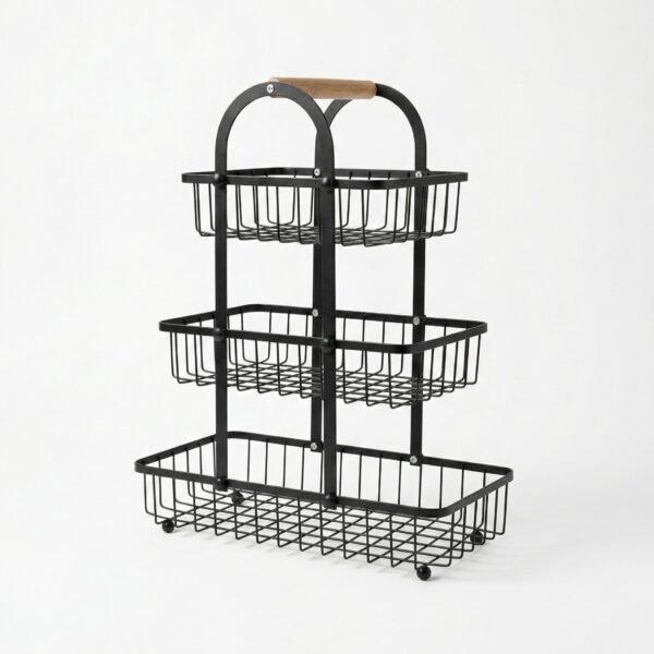 Organisateur de fruits et légumes à 3 niveaux