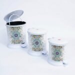 POUBELLE PEDALE 10L DécorationE ZELIJ IN 453/1