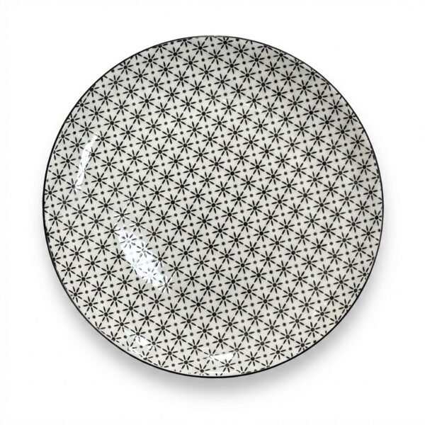 Plat rond avec motif 10.5 plate z /dt17