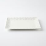 PLAT RECTANGULAIRE MOYEN BLANC PLUM I.S PLATE 12 /152-30