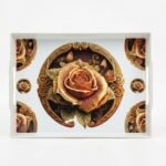 PLATEU DECO PLASTIQUE 30X22CM – Image 2