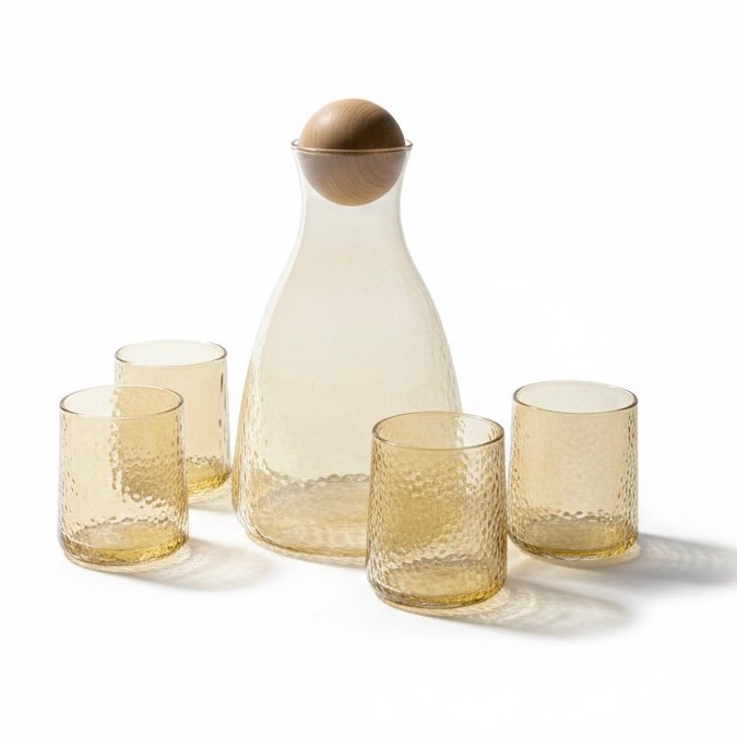 img_6454 KARAFE AVEC 6 VERRE – Image 1