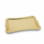 Plateau rectangulaire doré 25×17 cm 2600A