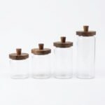 Ensemble de 4 bouteilles en verre