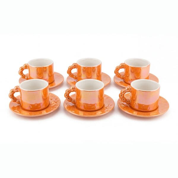 Tasse à café orange