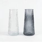 2 VASE DécorationATIF TRASPARANT/GRIS – Image 4
