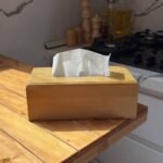 Boîte mouchoirs en bois