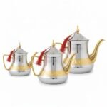 Théière dorée chromée 1,6 L – Image 2