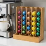 Support à capsules en bois