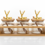 Gazzele en 3 pcs avec support