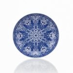 Assiette bleu colorée 30cm – Image 2