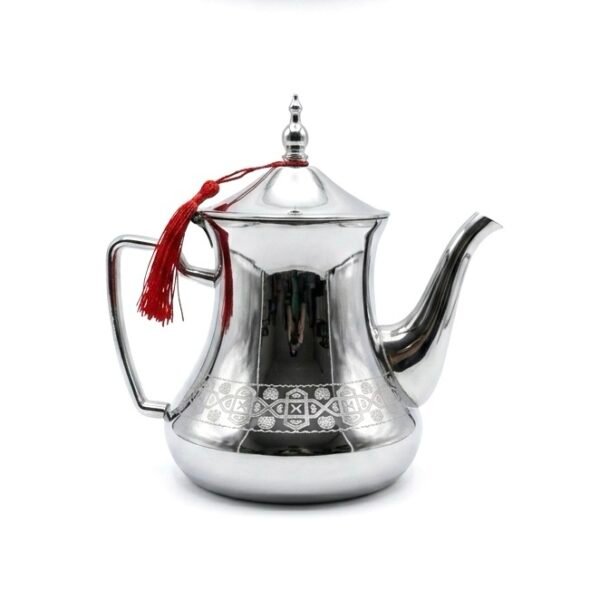 Théière chromée 48oz