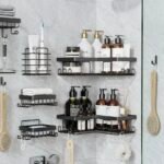 Accessoires salle de bain en métal 5 pcs