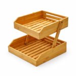 Panier 2 niveau en bambou