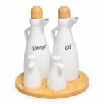 Huilier en verre 4 pcs