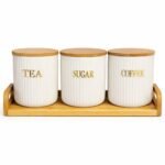 Set de 3 boîte cafe et the