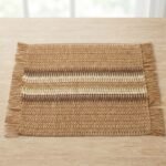 Set de Table Tissé Bohème avec Franges