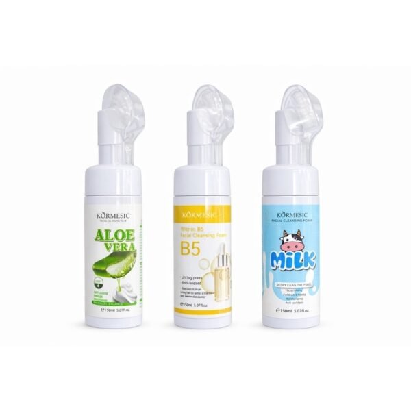 Mousse nettoyante visage