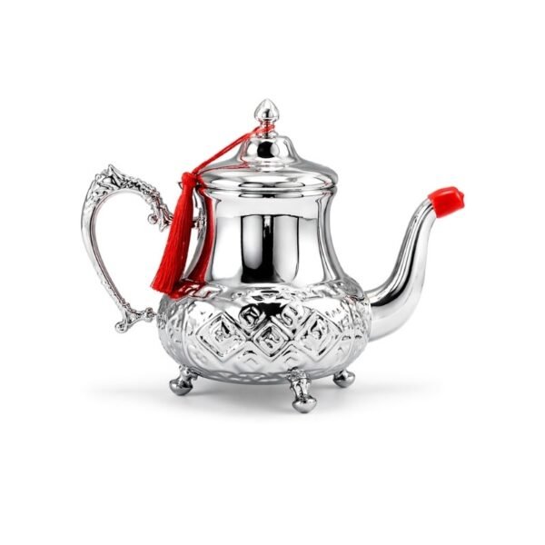 Théière argentée - petit format 0,8 L