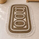 tapis en osier rectangle 120cm*80cm