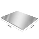 Planche de protection et de découpe en acier inoxydable 50*40