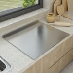 Planche de protection et de découpe en acier inoxydable 50*40 – Image 2