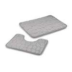 Tapis de bain 2pcs 80*50+50*40 cm
