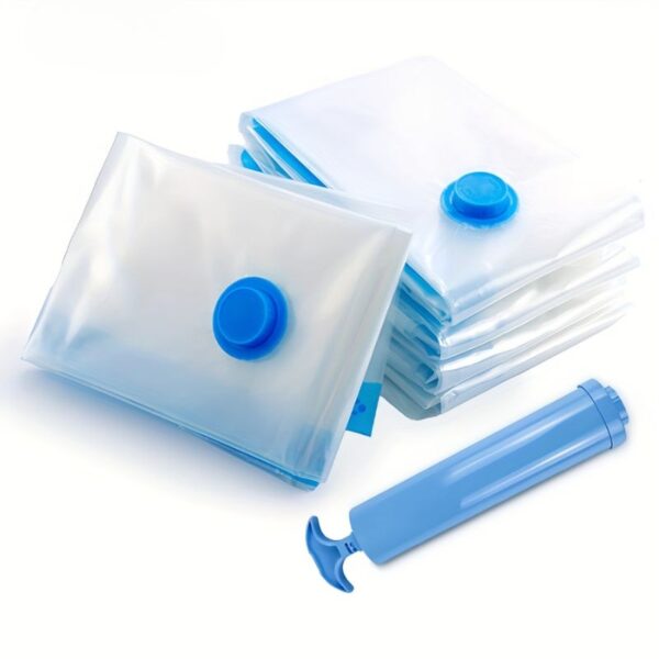 Lot de sacs de rangement sous vide avec pompe