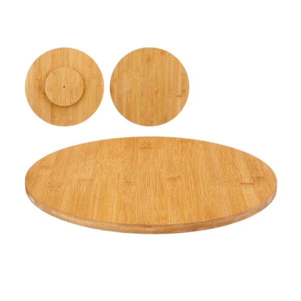 Plateau tournant à 360° en bambou 30cm