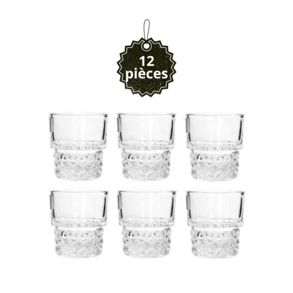 Coffret de 12 verre a the 170ml
