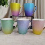 Mugs Étincelants au Dégradé Multicolore