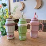Thermos isotherme avec paille 100ml