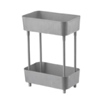 Étagère de salle de bain 2 niveaux – 18x30x42 cm