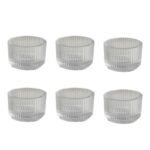 Lot de 6 pièces en verre 205ml