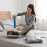 Lot de sacs de rangement sous vide avec pompe – Image 2