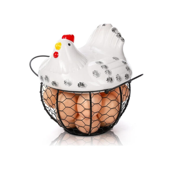 Poule de stockage des ouefs