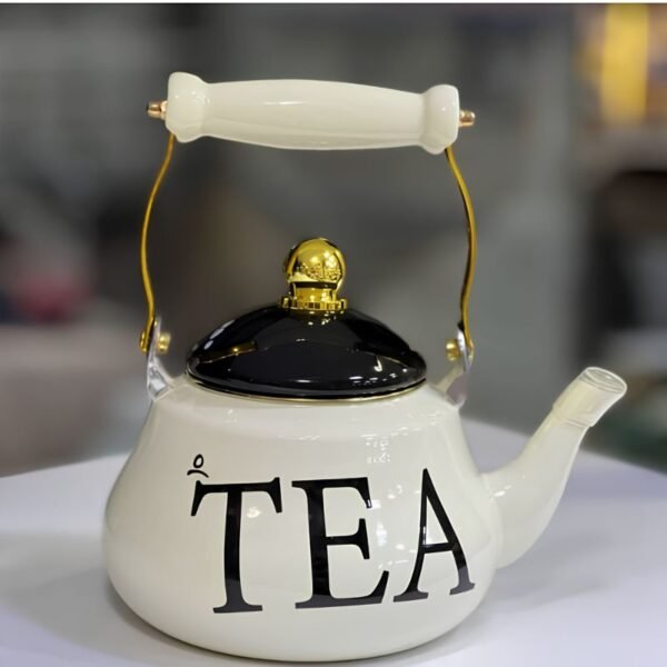 Théière Rétro Enamel "TEA" – 1.5 L