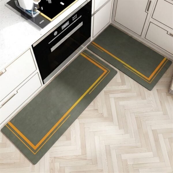 Set de 2 tapis de cuisine (120x50 cm / 80x50 cm)
