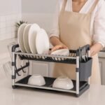 Egouttoir à vaisselle double niveau – Image 2