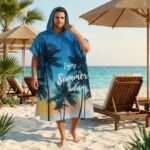 Serviette poncho à capuche – Image 2