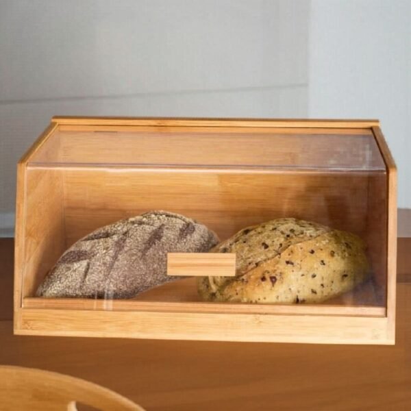 Boîte à pain en bois /plexi