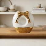 Vase moyen en céramique moderne blanc