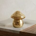 Décor champignon dorée