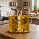 huilier 3 pcs en verre 750/1000ml