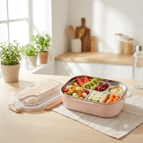 lunch box en inox 2 compartiments
