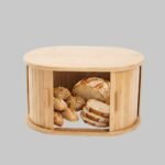 Boîte a pain en bois rideaux – Image 2
